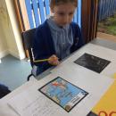 Willow class pupil writing comparisons about Anglo-Saxons and Vikings
