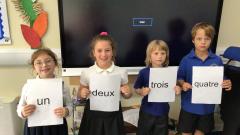 Learning to count to 5 in French