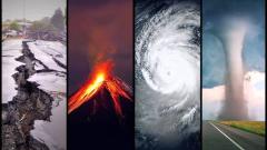 Images of natural disasters