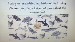 Celebrating National Poetry day by looking at poems about the environment