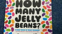 Book cover - How many jelly beans. 