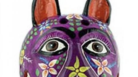 Mayan mask worn for a celebration