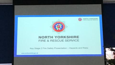 Introducing our visitor from North Yorkshire Fire and Rescue Service