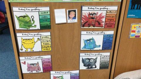 Our emotional check in chart