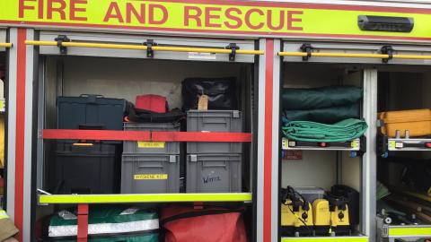 The fire appliance - fire safety equipment 