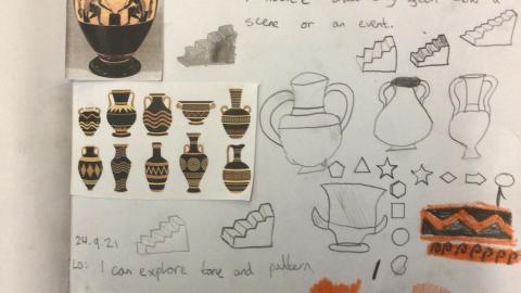 Greek vases 