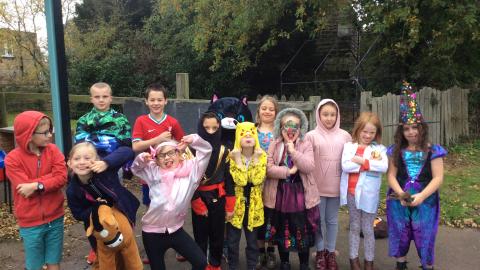 A group photo of Silver Birch from wear what makes you happy day