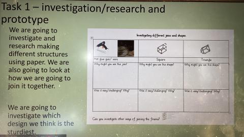 Investigation, research and prototype plan
