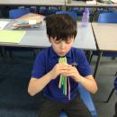 Testing our panpipes