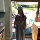 Gracie Mae dressed as a Victorian school girl 