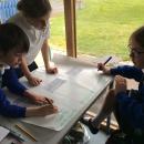 Willow class members working together to analyse battle cry texts
