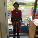I chose to dress up as a knight