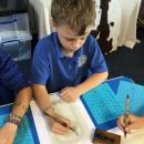 Creating hieroglyphics with ink