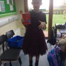 Willow class pupil dressed up as the boy in the dress by David Walliams