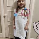Child dressed up as a nurse