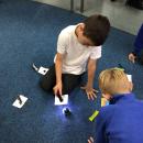 Using a torch to test materials