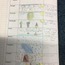 We looked at the different types of natural disasters and drew images and gave descriptions