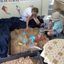 Children playing in the sandpit 