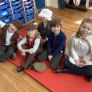 Children dressed in Edwardian clothes