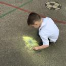 Ocean images using chalk 