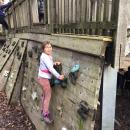 Adventure playground- climbing wall