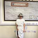Dressed up as ancient Greeks