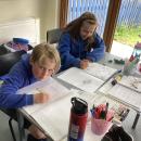 Pupils writing their character’s back story