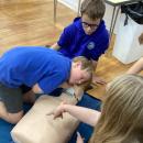 Pupils practising on “Little Anne”