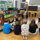 Pupils listen to instructor
